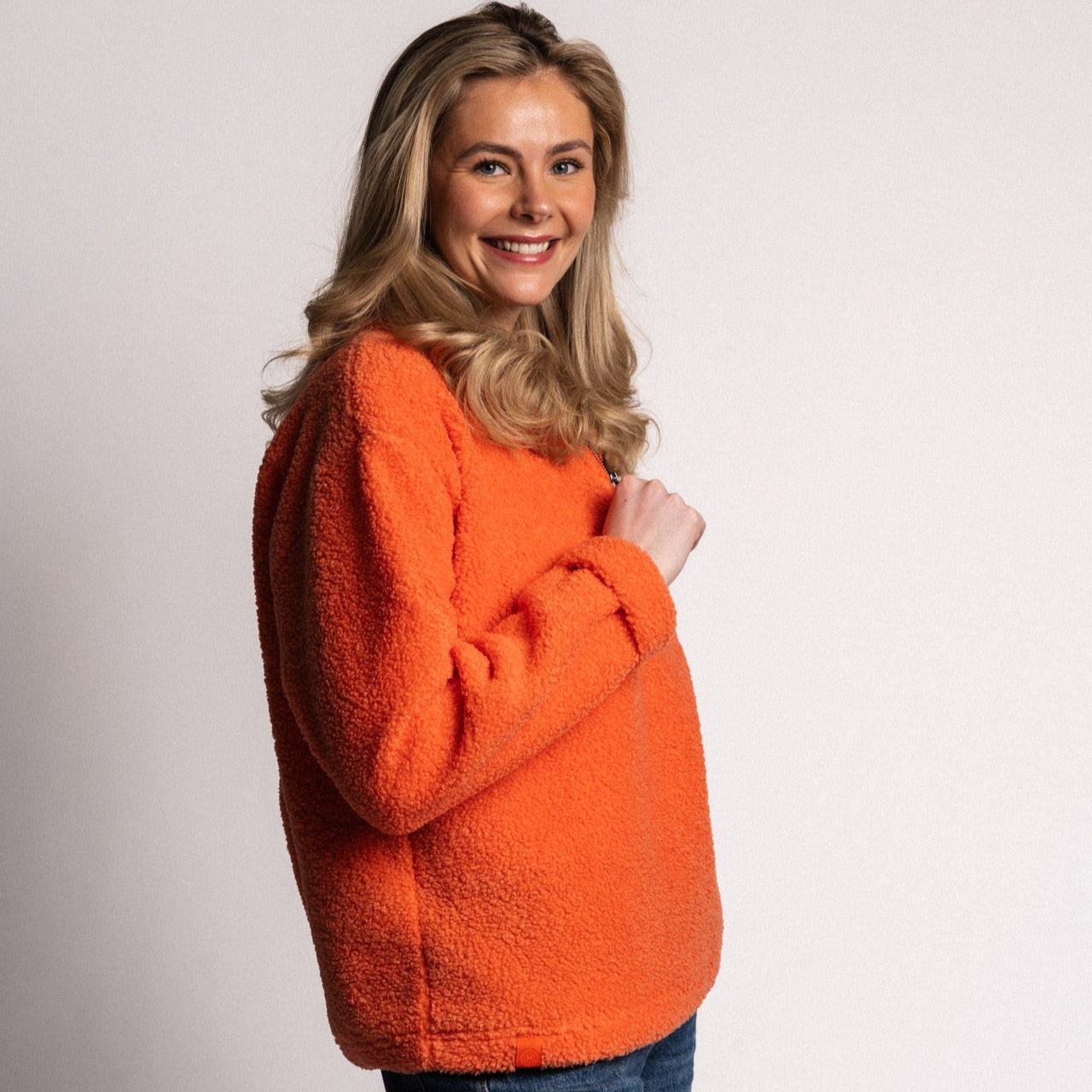 Annie Teddy Fleece Half-Zip