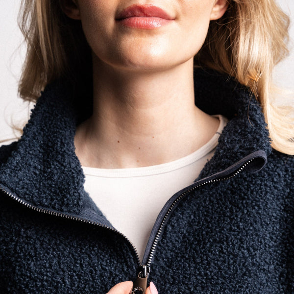 Annie oversized half-zip sweatshirt