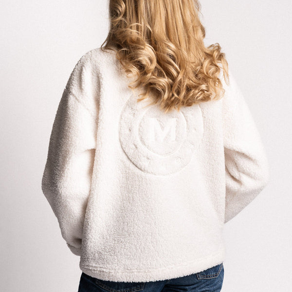 Annie oversized half-zip sweatshirt