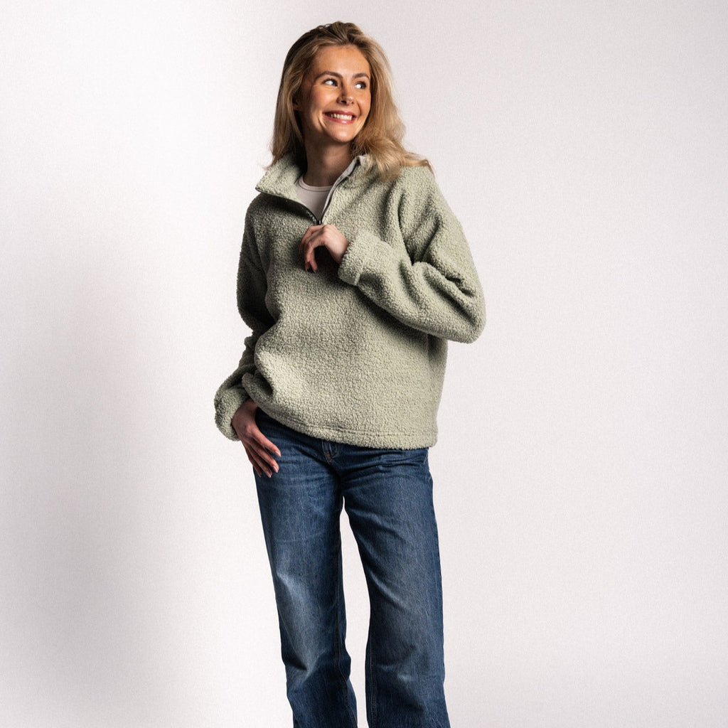 Annie Teddy Fleece Half-Zip