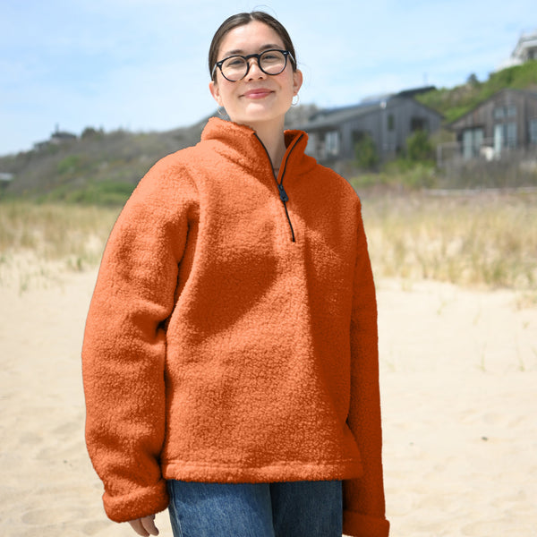 Annie oversized half-zip sweatshirt